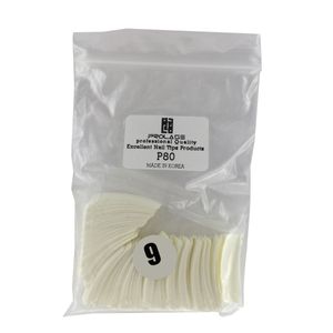 تیپ کاشت ناخن پرولایز شماره 9  p80 بسته 50 عددی